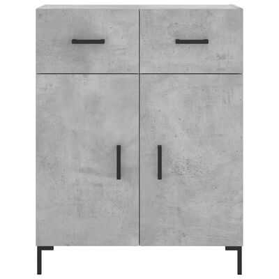 vidaXL Skříň highboard betonově šedá 69,5x34x180 cm kompozitní dřevo