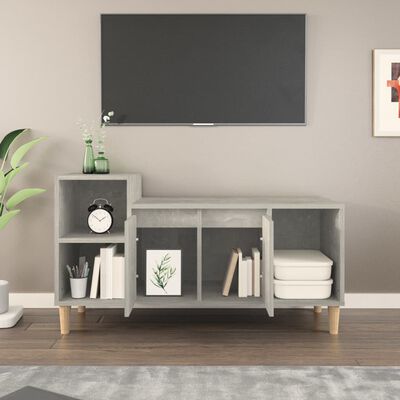 vidaXL TV skříňka betonově šedá 100x35x55 cm kompozitní dřevo