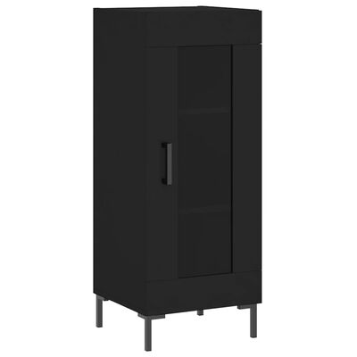 vidaXL Skříň highboard černá 34,5 x 34 x 180 cm kompozitní dřevo