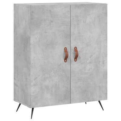 vidaXL Skříň highboard betonově šedá 69,5x34x180 cm kompozitní dřevo