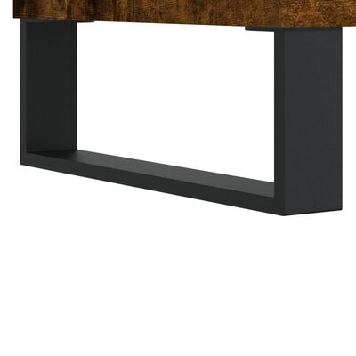 vidaXL Skříň highboard kouřový dub 69,5 x 34 x 180 cm kompozitní dřevo