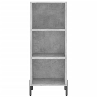 vidaXL Skříň highboard betonově šedá 34,5x34x180 cm kompozitní dřevo