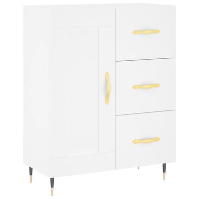 vidaXL Skříň highboard bílá 69,5 x 34 x 180 cm kompozitní dřevo