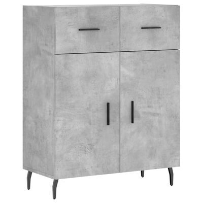 vidaXL Skříň highboard betonově šedá 69,5x34x180 cm kompozitní dřevo