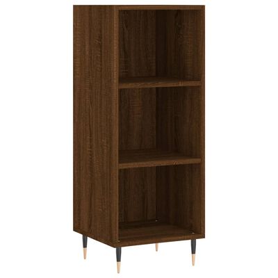 vidaXL Skříň highboard hnědý dub 34,5 x 34 x 180 cm kompozitní dřevo