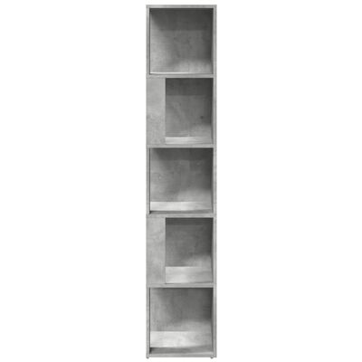 vidaXL Rohová skříňka betonově šedá 33x33x164,5 cm kompozitní dřevo