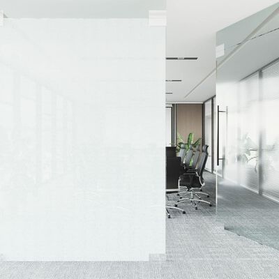 vidaXL Okenní fólie 3 ks statické matné průhledné bílé PVC