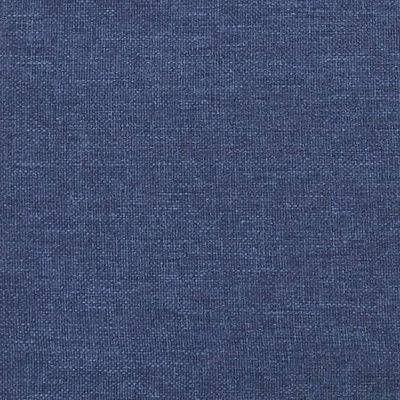 vidaXL Box spring postel s matrací modrá 180x200 cm textil