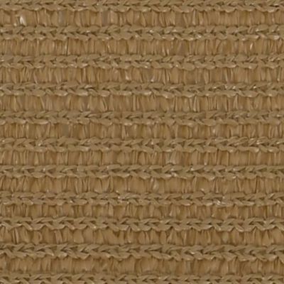 vidaXL Plachta proti slunci 160 g/m² taupe 2 x 4 m HDPE