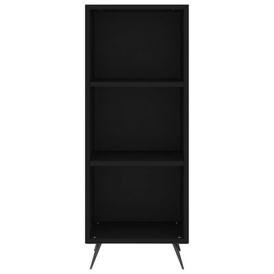 vidaXL Skříň highboard černá 34,5 x 34 x 180 cm kompozitní dřevo