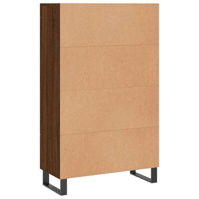 vidaXL Skříň highboard hnědý dub 69,5 x 31 x 115 cm kompozitní dřevo