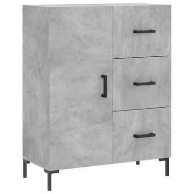 vidaXL Skříň highboard betonově šedá 69,5x34x180 cm kompozitní dřevo