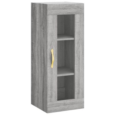 vidaXL Skříň highboard šedá sonoma 34,5 x 34 x 180 cm kompozitní dřevo