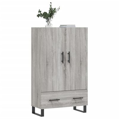 vidaXL Skříň highboard šedá sonoma 69,5 x 31 x 115 cm kompozitní dřevo