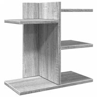 vidaXL Stolní organizér šedý sonoma 42 x 21,5 x 42 cm kompozitní dřevo