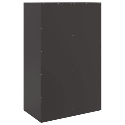 vidaXL Highboard černý 67 x 39 x 95 cm ocel