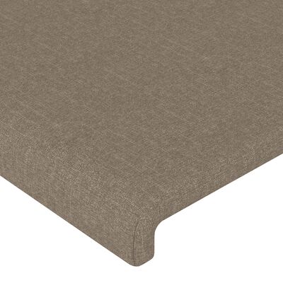 vidaXL Box spring postel s matrací taupe 100 x 200 cm textil