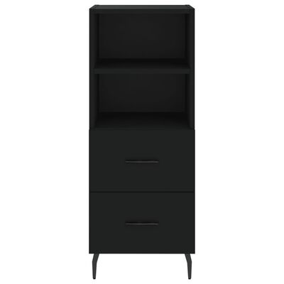 vidaXL Skříň highboard černá 34,5 x 34 x 180 cm kompozitní dřevo