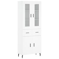 vidaXL Skříň highboard bílá 69,5 x 34 x 180 cm kompozitní dřevo