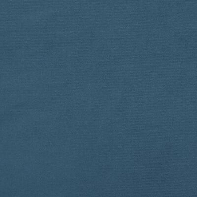 vidaXL Čelo postele tmavě modré 100x7x78/88 cm samet
