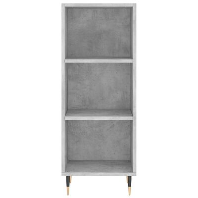 vidaXL Skříň highboard betonově šedá 34,5x34x180 cm kompozitní dřevo