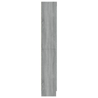 vidaXL Vitrína šedá sonoma 82,5 x 30,5 x 185,5 cm kompozitní dřevo