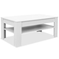 vidaXL Konferenční stolek kompozitní dřevo 110 x 65 x 48 cm bílý