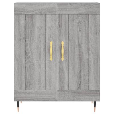 vidaXL Skříň highboard šedá sonoma 69,5 x 34 x 180 cm kompozitní dřevo