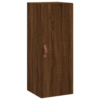 vidaXL Skříň highboard hnědý dub 34,5 x 34 x 180 cm kompozitní dřevo