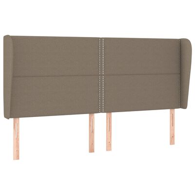 vidaXL Box spring postel s matrací taupe 200x200 cm textil