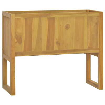 vidaXL Koupelnová skříňka 90 x 45 x 75 cm masivní teakové dřevo