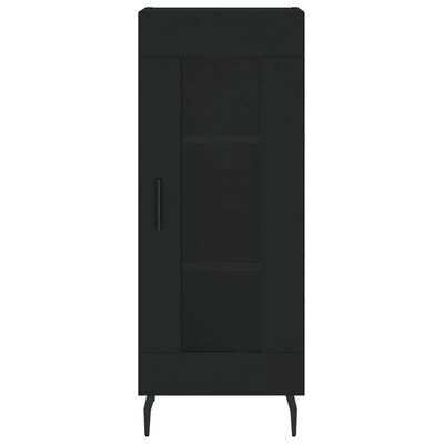 vidaXL Skříň highboard černá 34,5 x 34 x 180 cm kompozitní dřevo