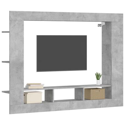 vidaXL TV skříňka betonově šedá 152 x 22 x 113 cm kompozitní dřevo