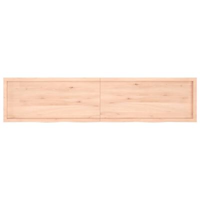 vidaXL Koupelnová deska 220x50x(2-6) cm neošetřené masivní dřevo