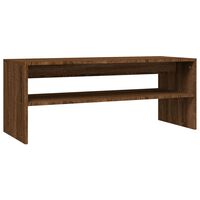 vidaXL Konferenční stolek hnědý dub 100 x 40 x 40 cm kompozitní dřevo