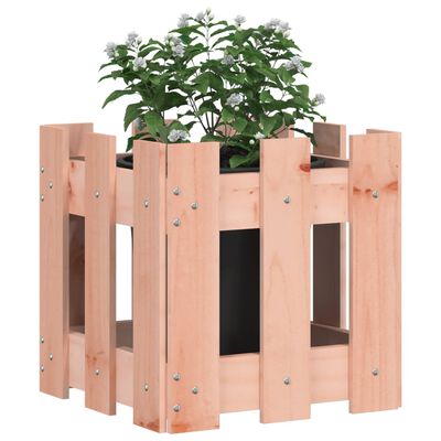 vidaXL Zahradní truhlík plotový design 30x30x30 cm masivní douglaska