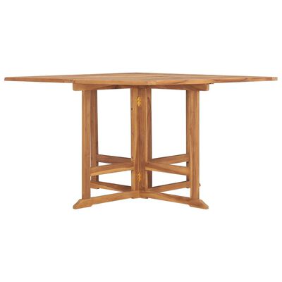 vidaXL Skládací zahradní jídelní stůl 110 x 110 x 75 cm masivní teak