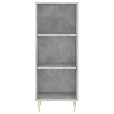 vidaXL Skříň highboard betonově šedá 34,5x34x180 cm kompozitní dřevo