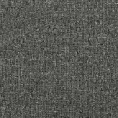 vidaXL Box spring postel s matrací tmavě šedá 90x200 cm textil