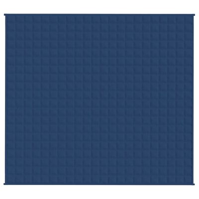 vidaXL Zátěžová deka modrá 200 x 220 cm 9 kg textil