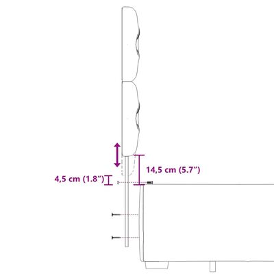 vidaXL Box spring postel s matrací modrá 120 x 190 cm samet