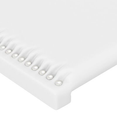 vidaXL Čelo postele bílé 100x5x78/88 cm umělá kůže