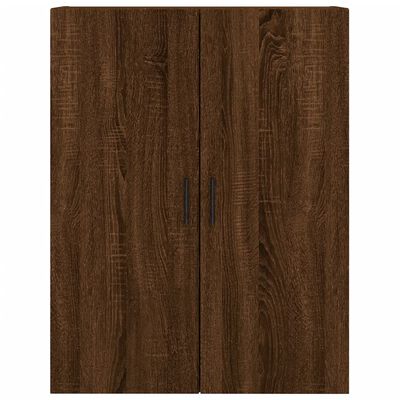 vidaXL Skříň highboard hnědý dub 69,5 x 34 x 180 cm kompozitní dřevo