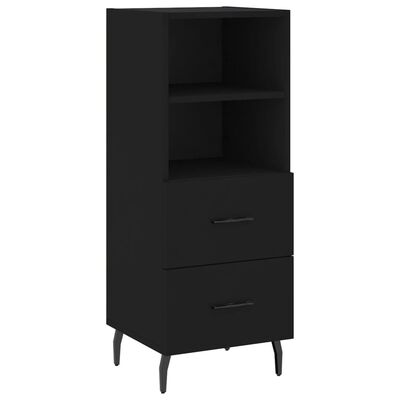 vidaXL Skříň highboard černá 34,5 x 34 x 180 cm kompozitní dřevo