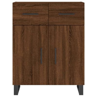 vidaXL Skříň highboard hnědý dub 69,5 x 34 x 180 cm kompozitní dřevo