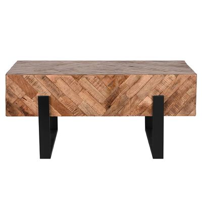 LABEL51 Konferenční stolek Float 90 x 60 x 40 cm dřevo/černý