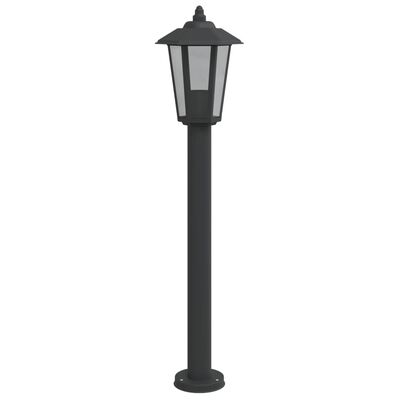 vidaXL Venkovní stojací lampa černá 80 cm nerezová ocel