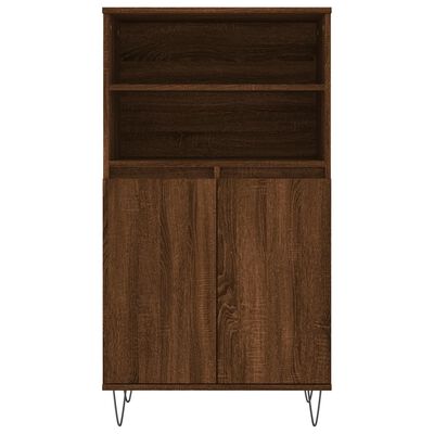 vidaXL Skříň highboard hnědý dub 60 x 36 x 110 cm kompozitní dřevo