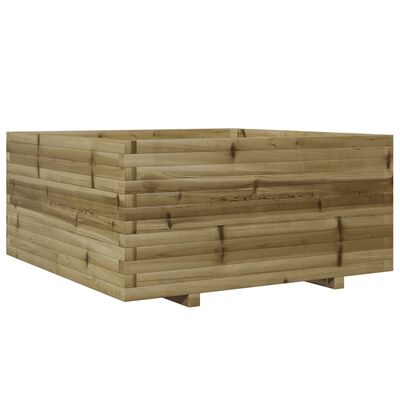 vidaXL Zahradní truhlík 100 x 100 x 49,5 cm impregnované borové dřevo