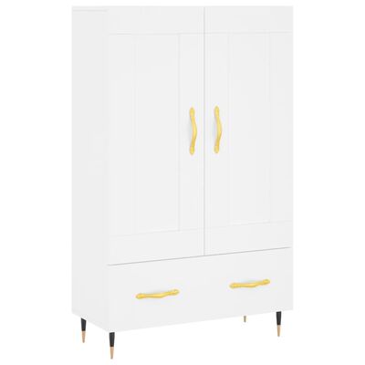 vidaXL Skříň highboard bílá 69,5 x 31 x 115 cm kompozitní dřevo